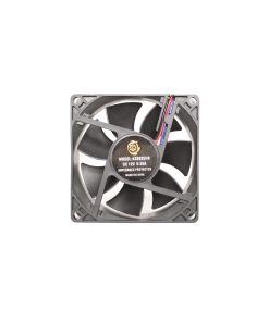 فن DC سایز 8cm مدل بلبرینگی 12V کد KZ8025B