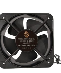 فن AC سایز 20cm مدل بلبرینگی 220V کد KZ20060B