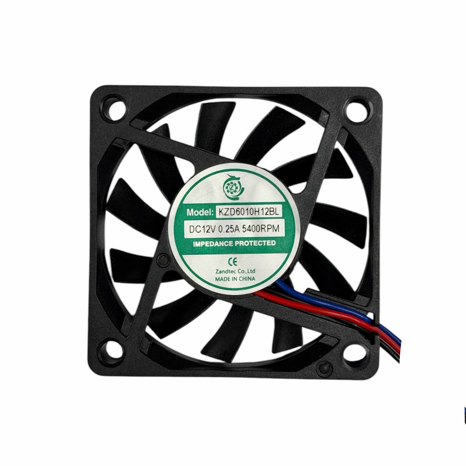 فن DC 12 ولت 6 سانت بلبرینگی KZ6010BL