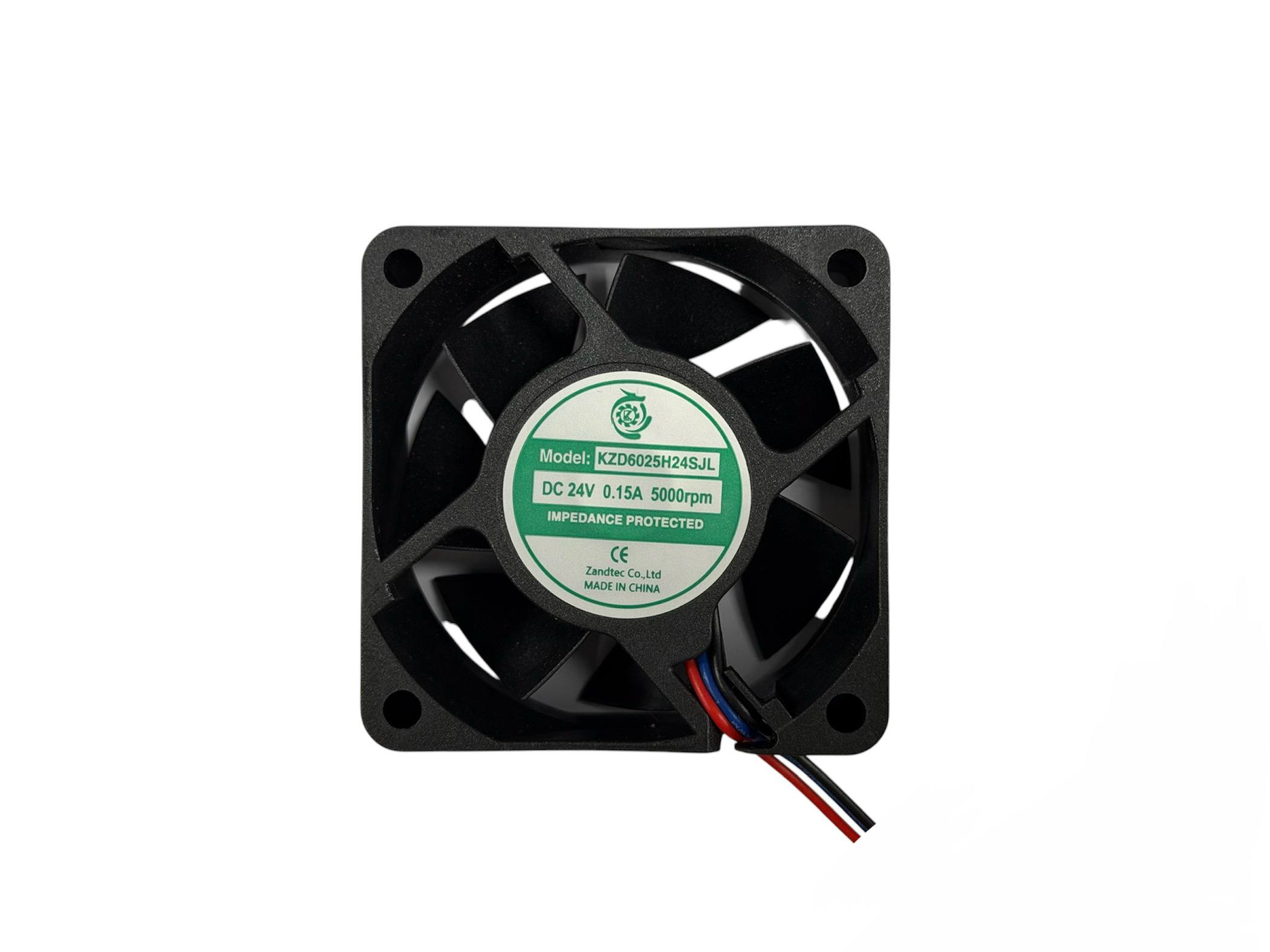 فن DC سایز 6cm مدل بوشی 24V کد KZ6025SL
