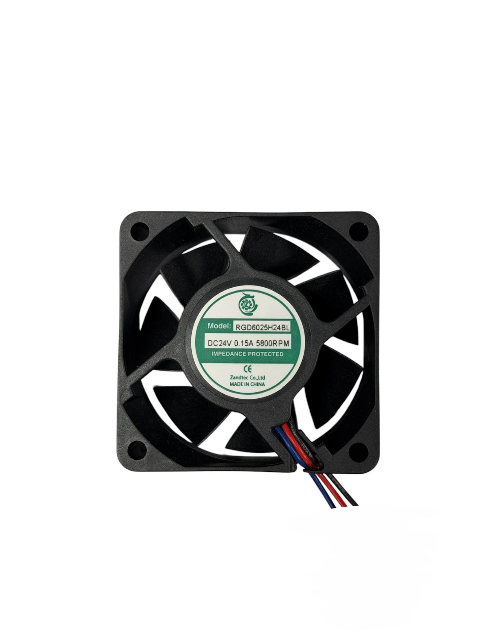 فن DC سایز 6cm مدل بلبرینگی 24V کد KZ6025B