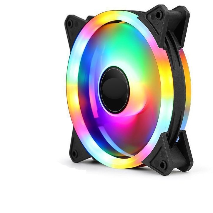 فن DC سایز 12cm مدل بوشی 12V کد KZ12025S RGB